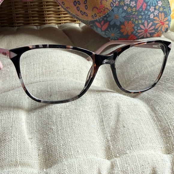Guess women’s Tortoise Shell with Pink Eyeglasses - Picture 8 of 9